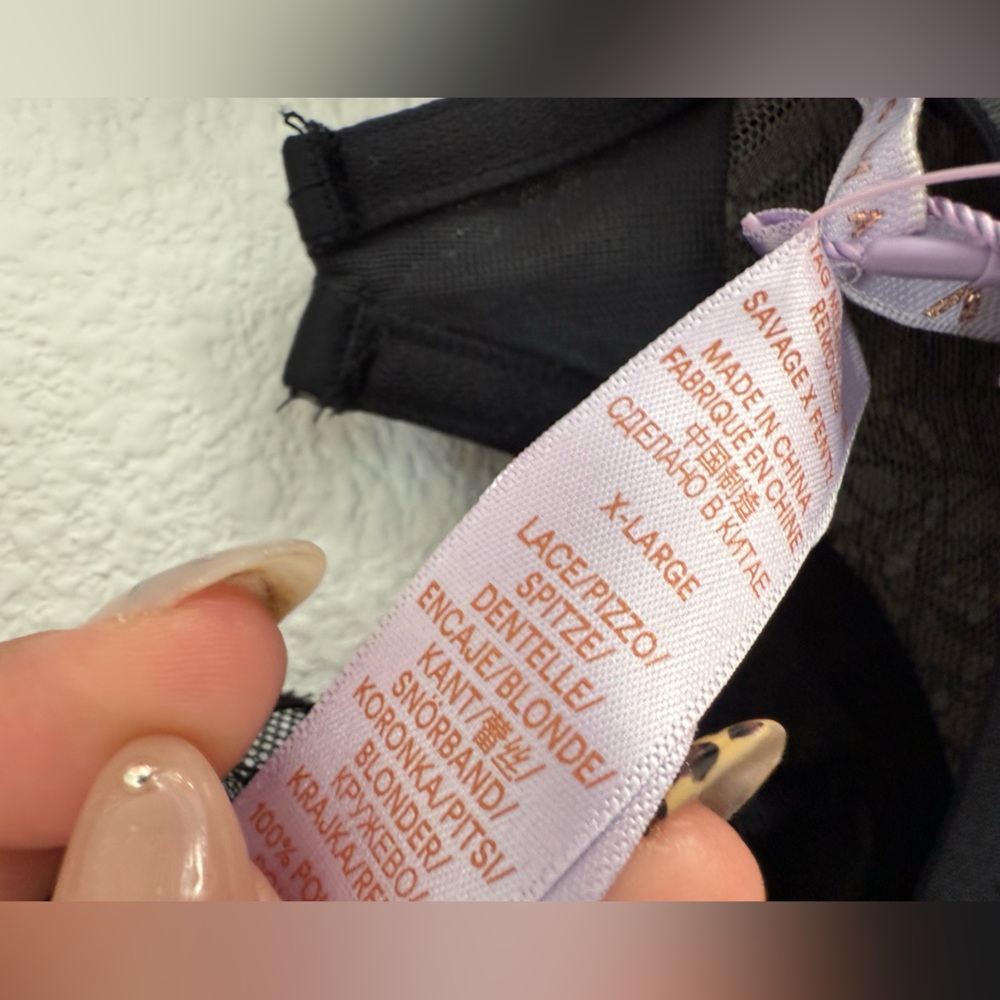 Savage X Fenty Black Lingerie - Picture 4 of 5